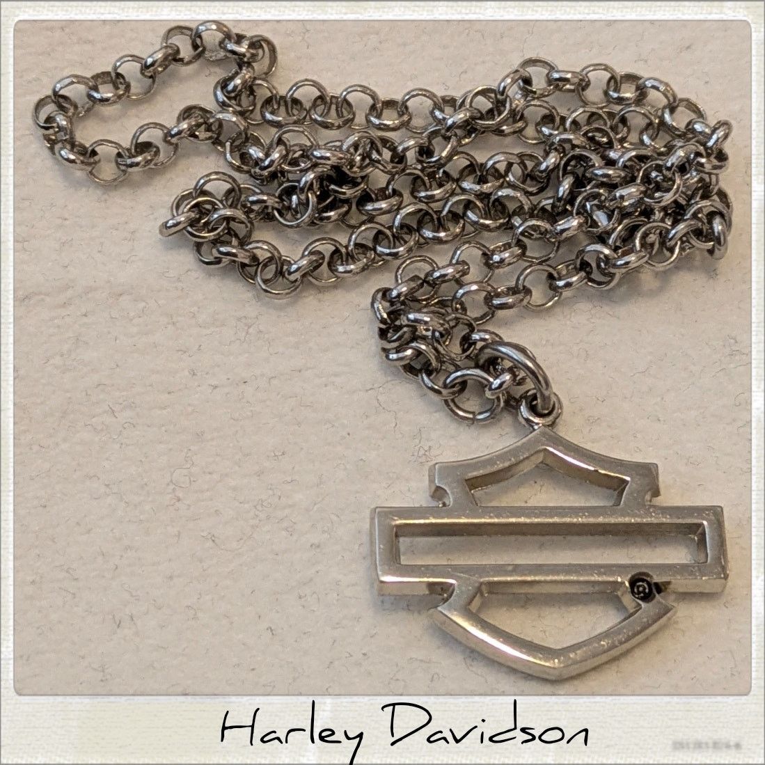 Harley Davidson HARLEY DAVIDSON MOTORCYCLES Bar & Shield Pendant Necklace Size ONE SIZE - 1 Thumbnail