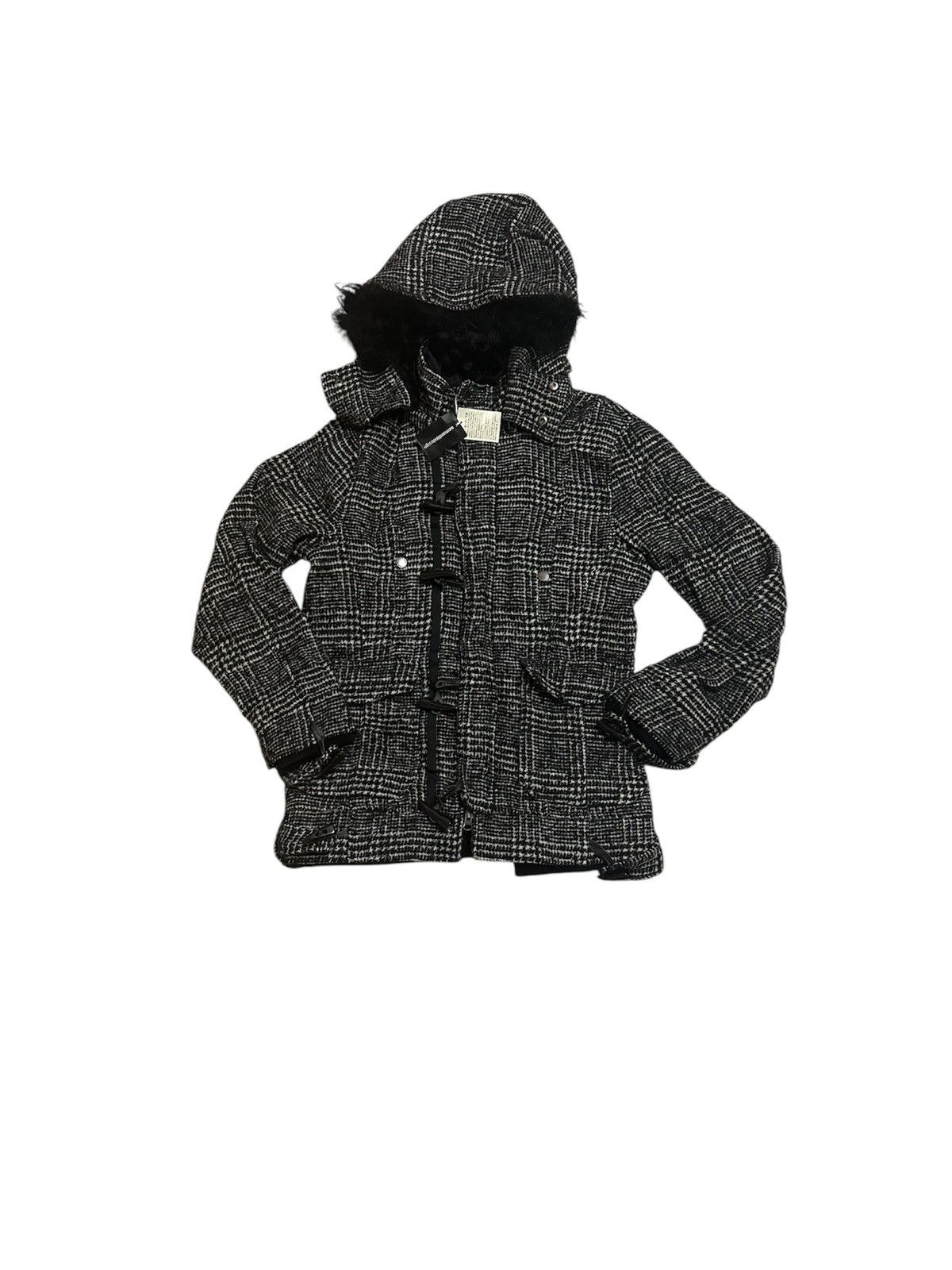 Semantic Design Wool Fur Jacket With Tag