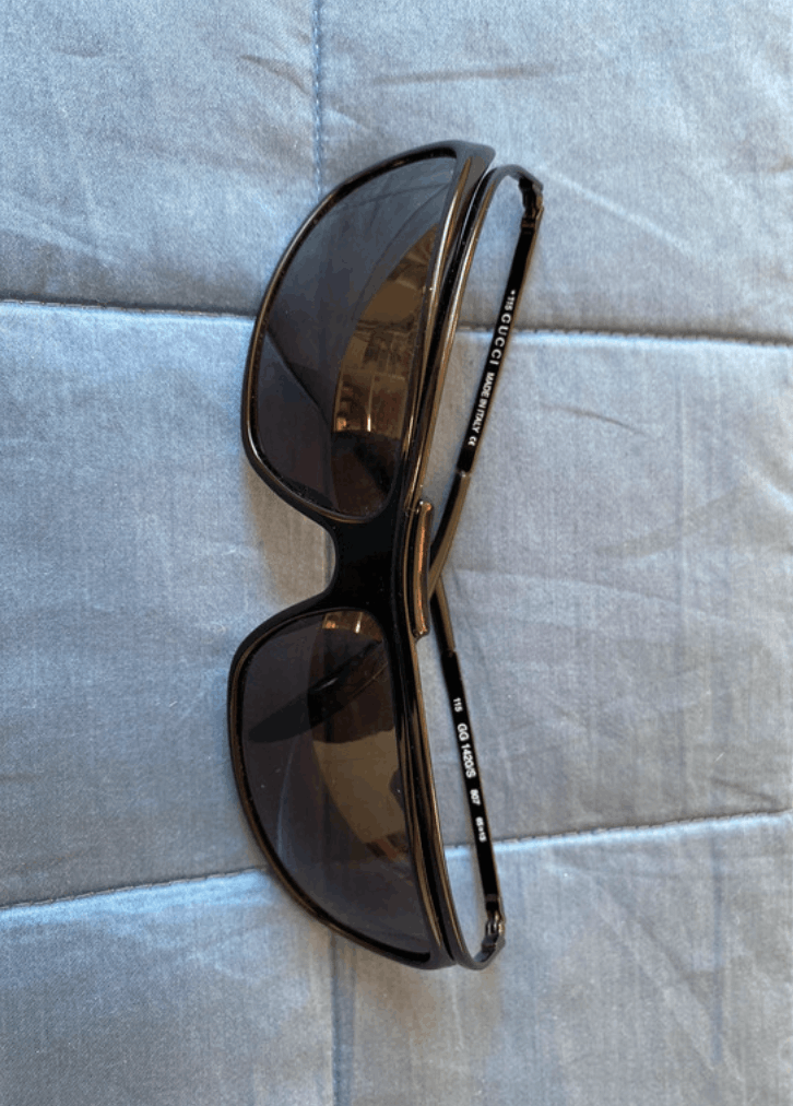 Gucci Gucci Sunglasses 1420/S Mask Logo Shield Sport Vintage Size ONE SIZE - 1 Thumbnail