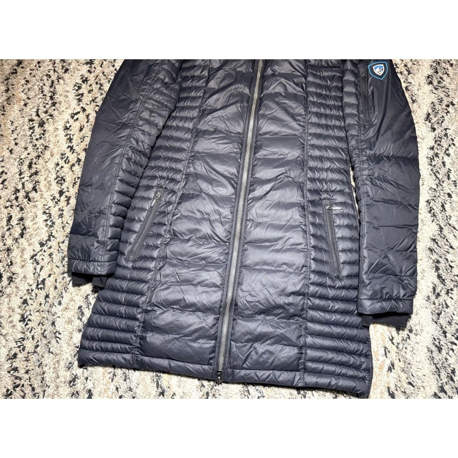 Vintage Kuhl Down Parka Jacket Coat Spyfire Projekt Hooded Puffer Women’s Size XS Black Size XS / US 0-2 / IT 36-38 - 2 Thumbnail