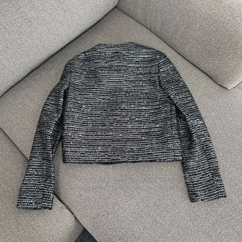 Gucci Gucci Striped thick flower round-neck short jacket Size XS / US 0-2 / IT 36-38 - 2 Thumbnail
