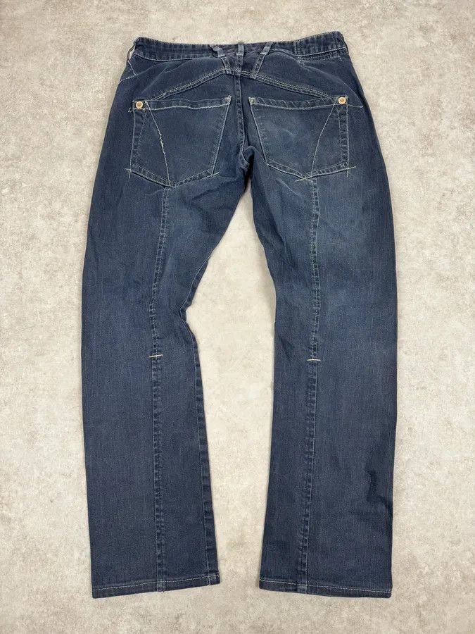 Marithe + Francois Girbaud 2000s Marithé + François Girbaud Faded Blue Slim Pants Size US 30 / EU 46 - 5 Thumbnail