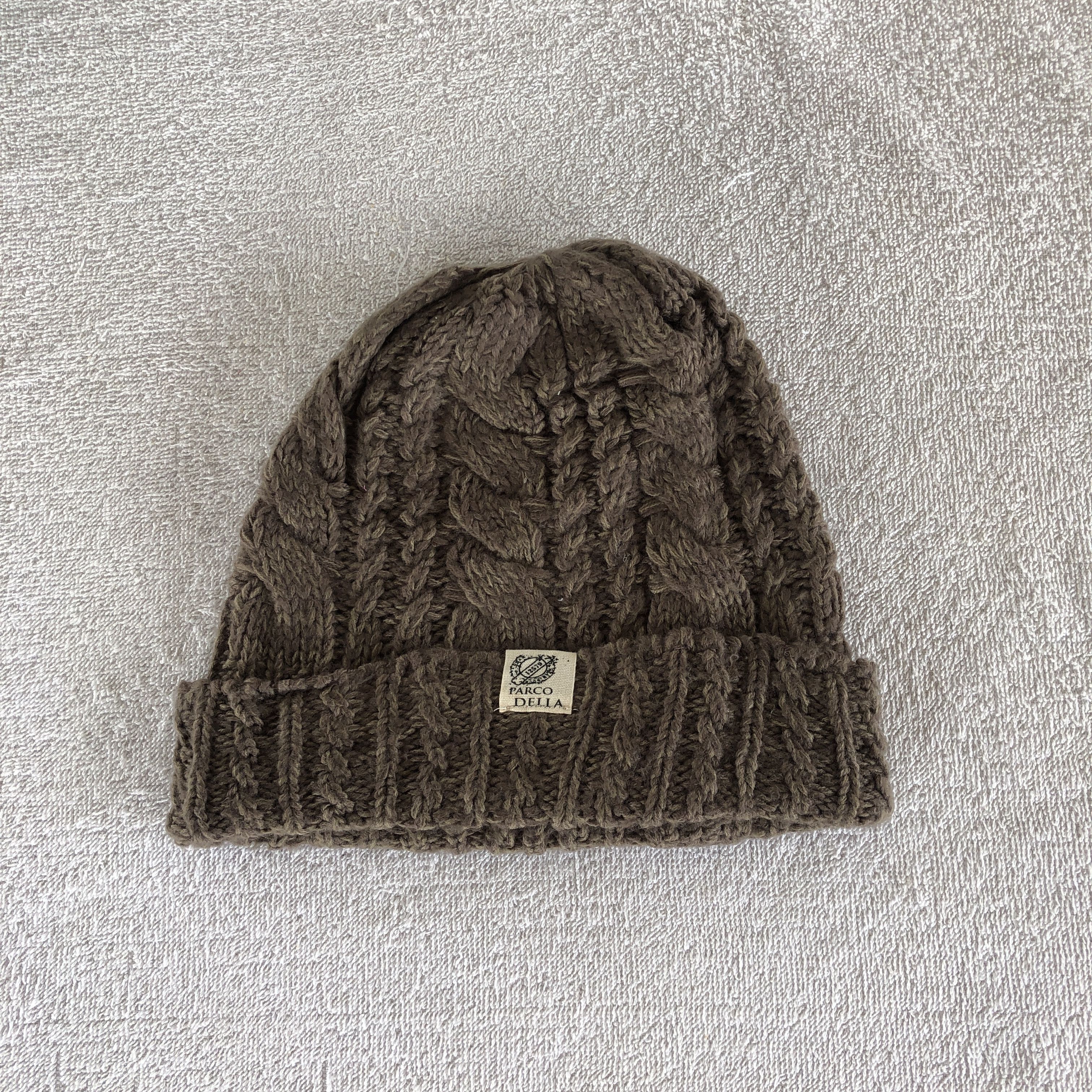 Japanese Brand Vintage Y2K Flava Cable Knit Beanie Slouchy Snow Caps Hats Size ONE SIZE - 5 Thumbnail