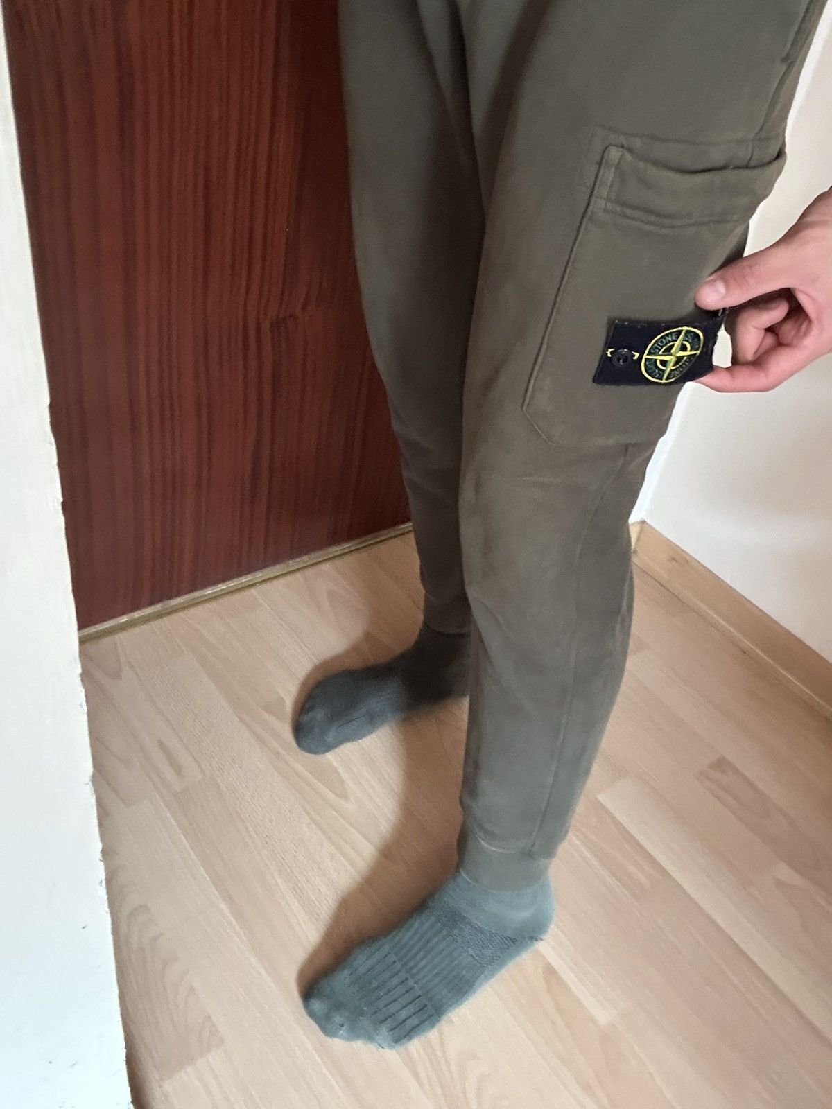 Stone Island Stone Island Green Patch Sweatpants Size US 38 / EU 54 - 14 Thumbnail