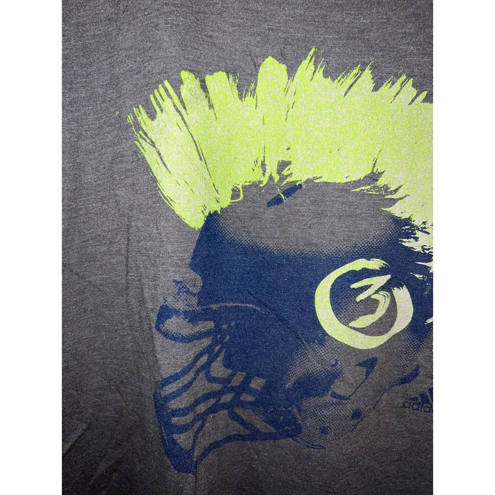 Adidas Seattle Seahawks Russell Wilson Shirt Adidas Football Tee 2X Size US XXL / EU 58 / 5 - 2 Thumbnail