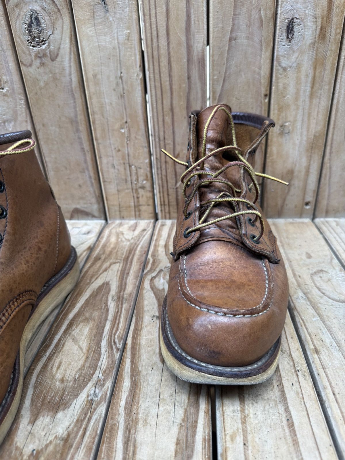 Red Wing Red wing 875 brown Moc Toe Leather boots sz UK 8 US 9 E Size US 9 / EU 42 - 21 Thumbnail