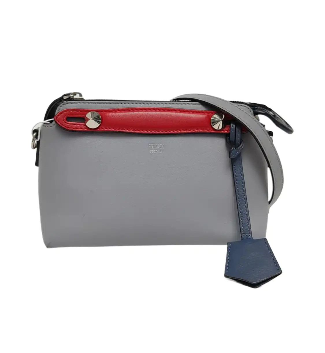 Fendi FENDI By The Way mini light bluecowhide leather shoulder bag handbag crossbody b Size ONE SIZE - 1 Thumbnail