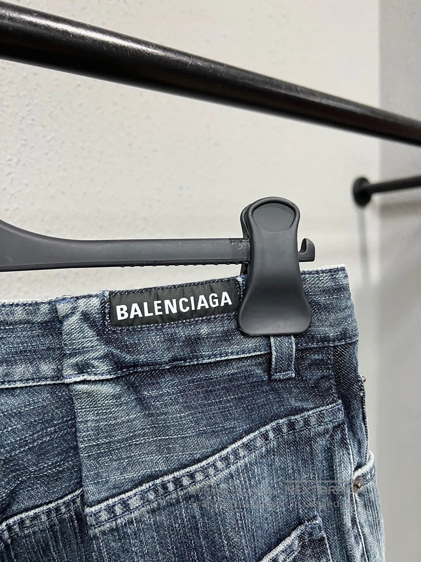 Balenciaga Balenciaga Faux Two-Piece Denim Pants. Size US 26 / EU 42 - 3 Thumbnail
