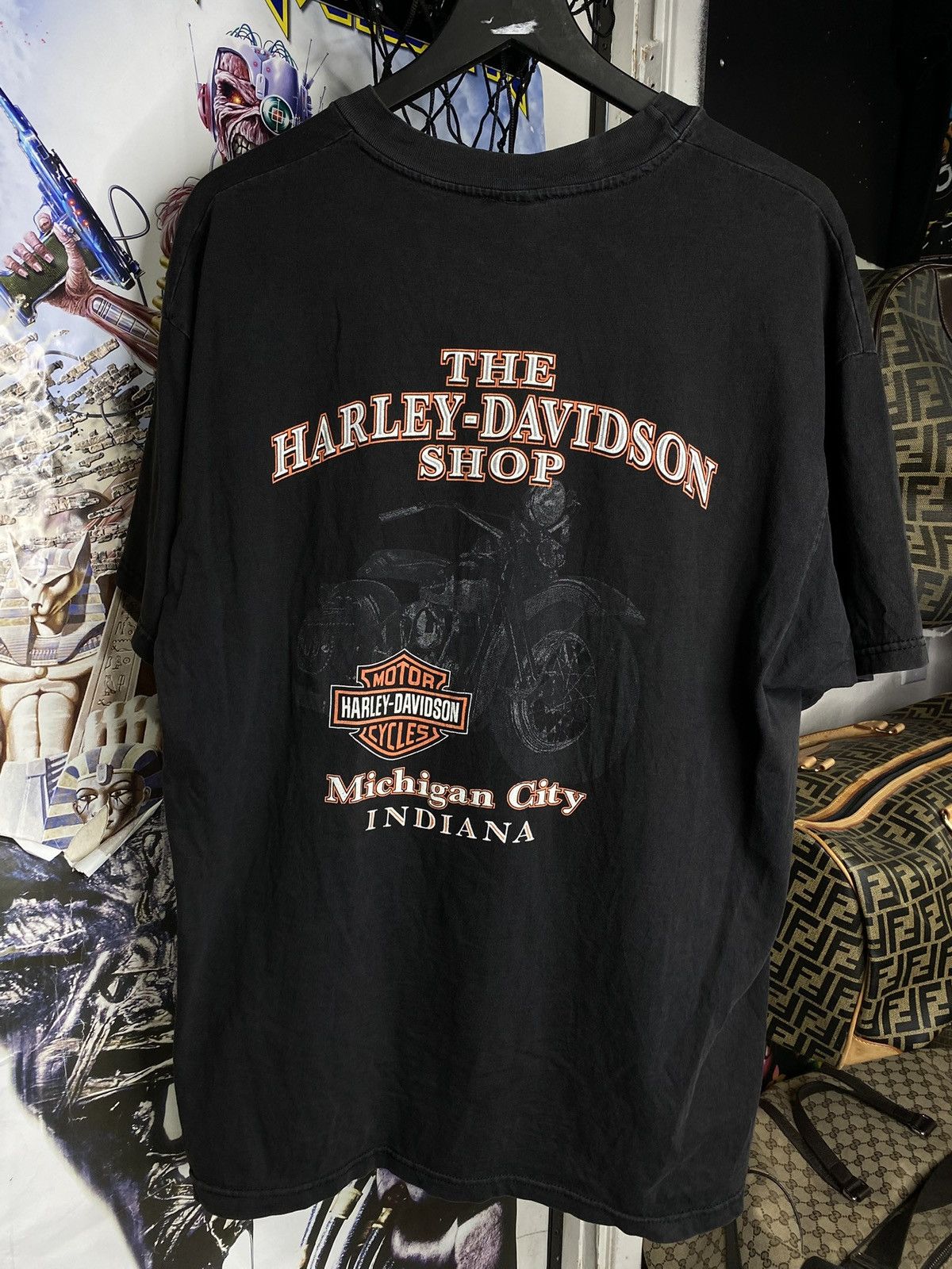 Harley Davidson Vintage 90’s Harley Davidson T-Shirt Vtg Motorcycle Large Size US L / EU 52-54 / 3 - 2 Thumbnail