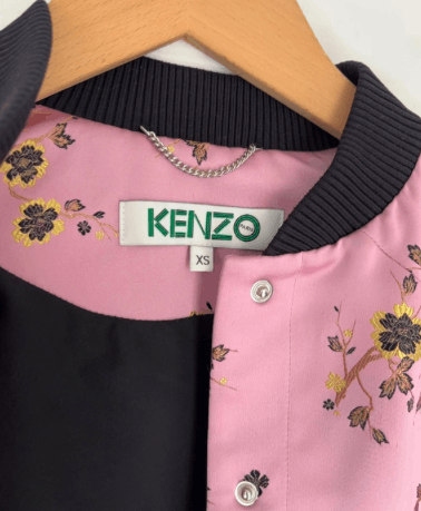 Kenzo Veste bomber Kenzo à imprimé floral – Rose – Taille XS Size XS / US 0-2 / IT 36-38 - 6 Thumbnail