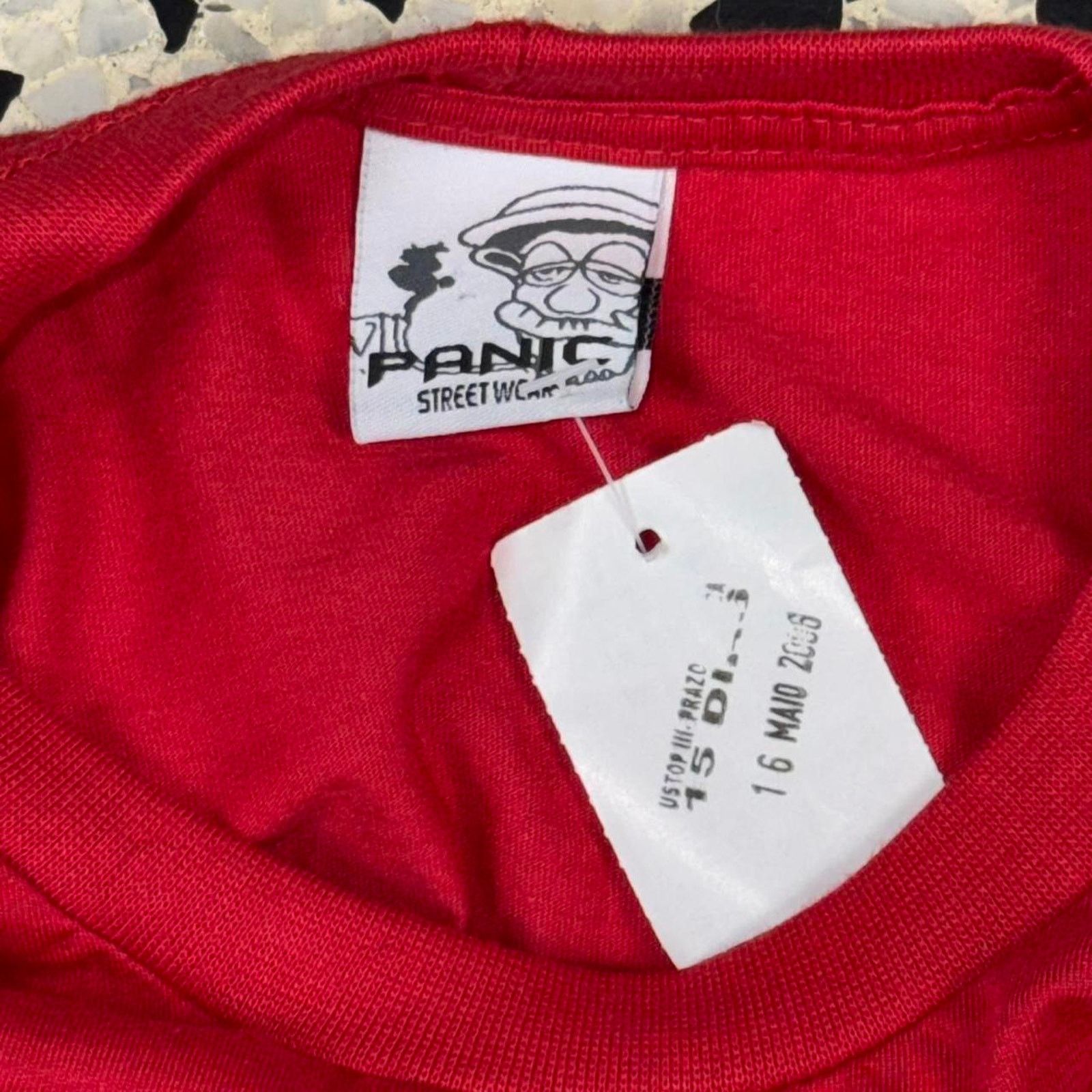 Japanese Brand × Other × Vintage VINTAGE Y2K PANIC URBAN STREETWEAR SKATEBOARD TEE: Size US XL / EU 56 / 4 - 5 Thumbnail