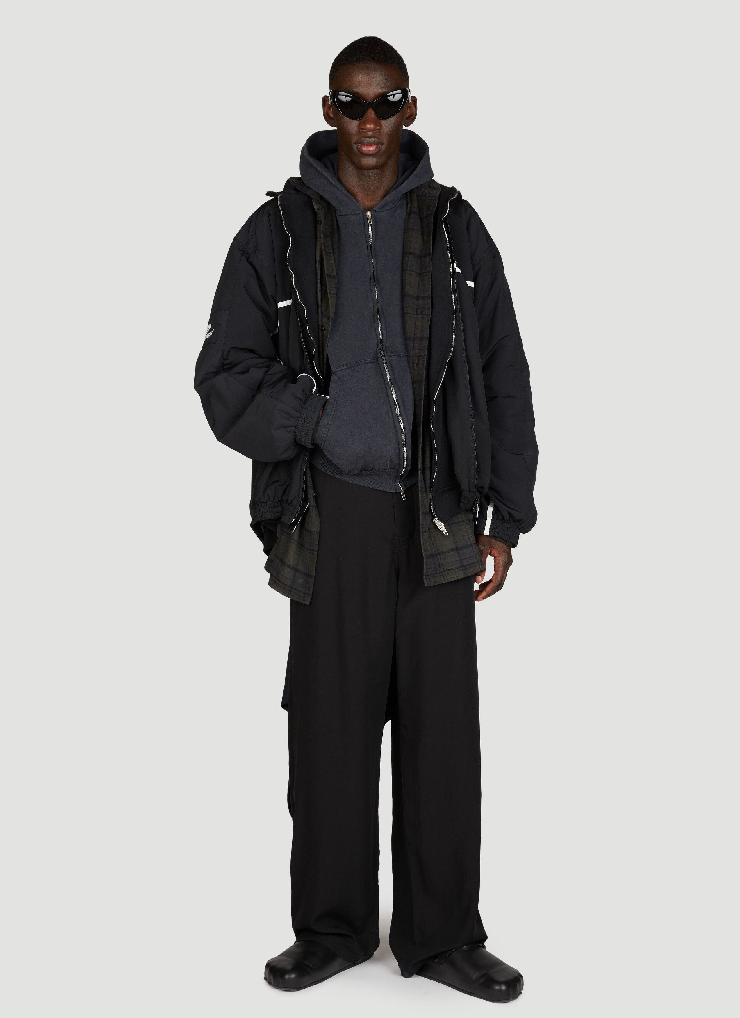 Balenciaga o1w1db10126 5-Pocket Baggy Pants in Black Size US 30 / EU 46 - 2 Thumbnail