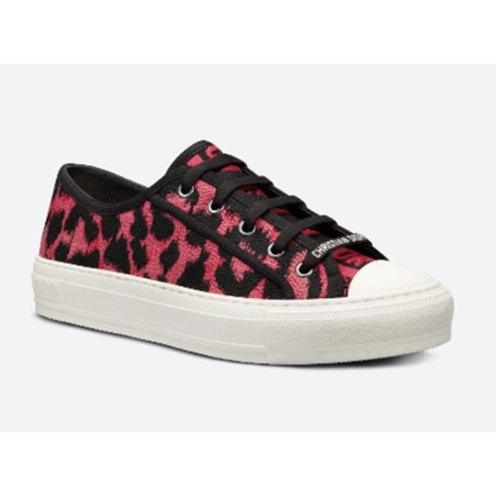 Dior Dior Walk'N'Dior Black Pink Leopard Flat Low Top Sneaker 41 Size US 11 / IT 41 - 3 Thumbnail