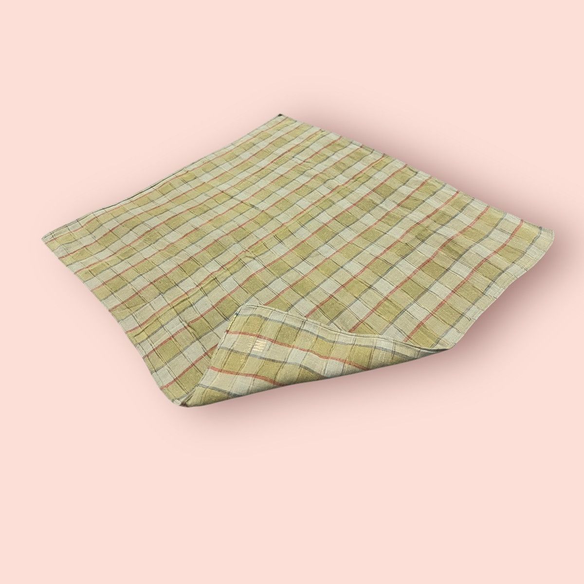 Designer × Issey Miyake × Japanese Brand VINTAGE ISSEY MIYAKE PLAID HANDKERCHIEF JAPAN Size ONE SIZE - 5 Thumbnail