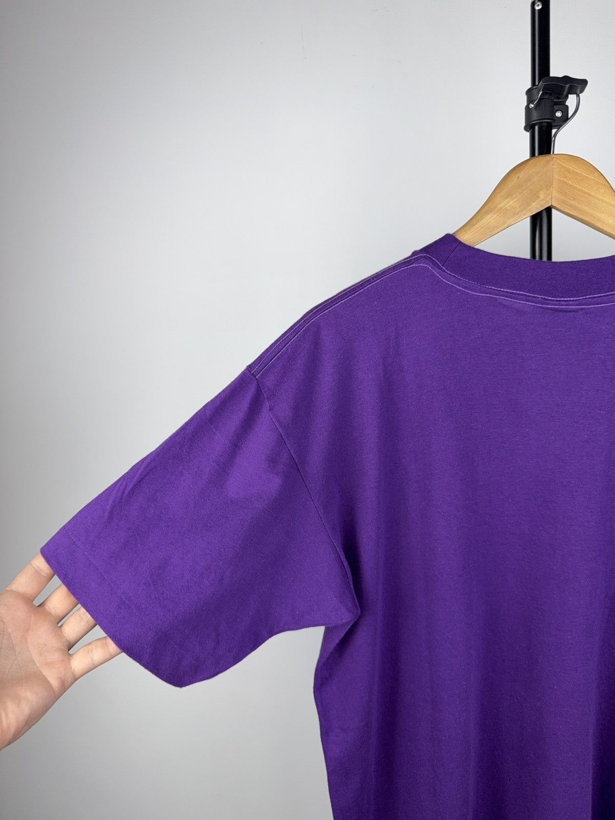 Other Vintage 90s Santo Domingo Neon Palm Tree Tee Purple XL Size US XL / EU 56 / 4 - 9 Thumbnail