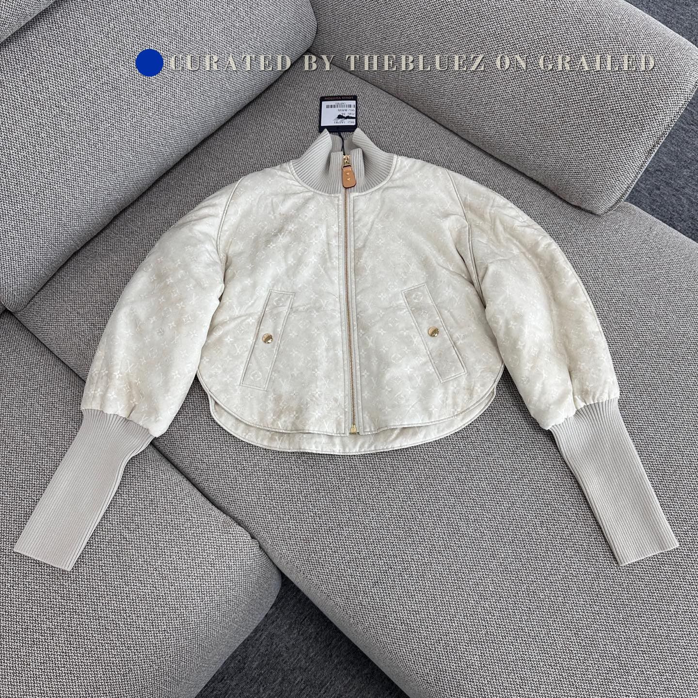 Louis Vuitton Louis Vuitton SS24 Logo Print Cropped Puffer Size XS / US 0-2 / IT 36-38 - 1 Thumbnail