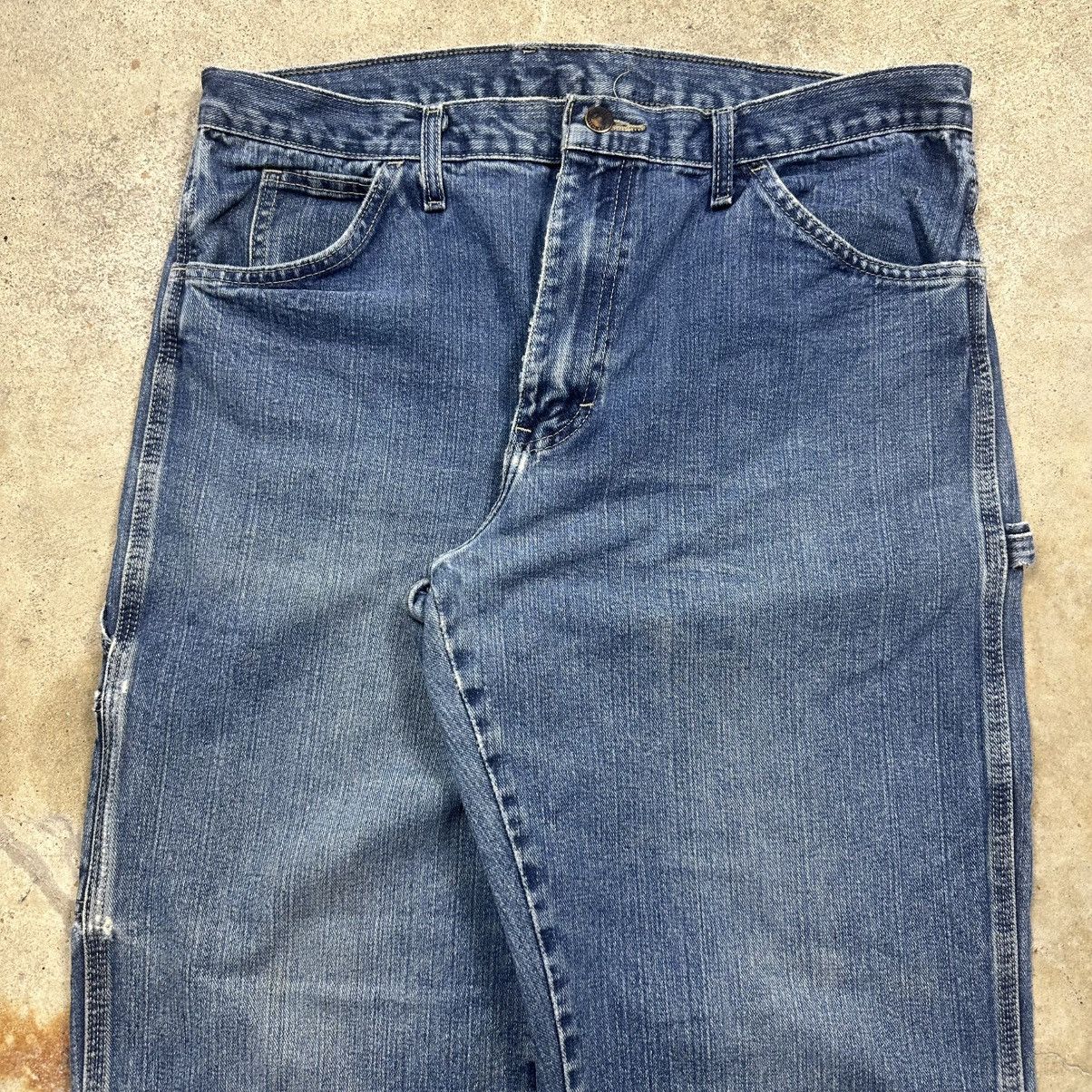 Dickies VTG Y2K Dickies Blue Denim Workwear Carpenter Jeans Size 36 Size US 36 / EU 52 - 6 Thumbnail