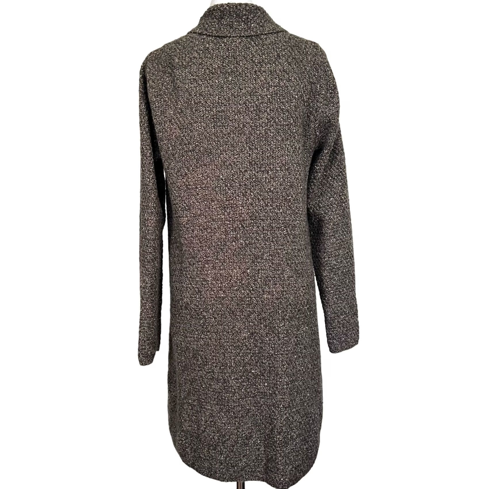 J. Jill J.Jill Cardigan Sweater Boucle Duster Brown Cotton Blend Women’s S Cardigan Cozy Winter Wool Blend (Note: No new info; only rearranged) Size S / US 4 / IT 40 - 6 Thumbnail