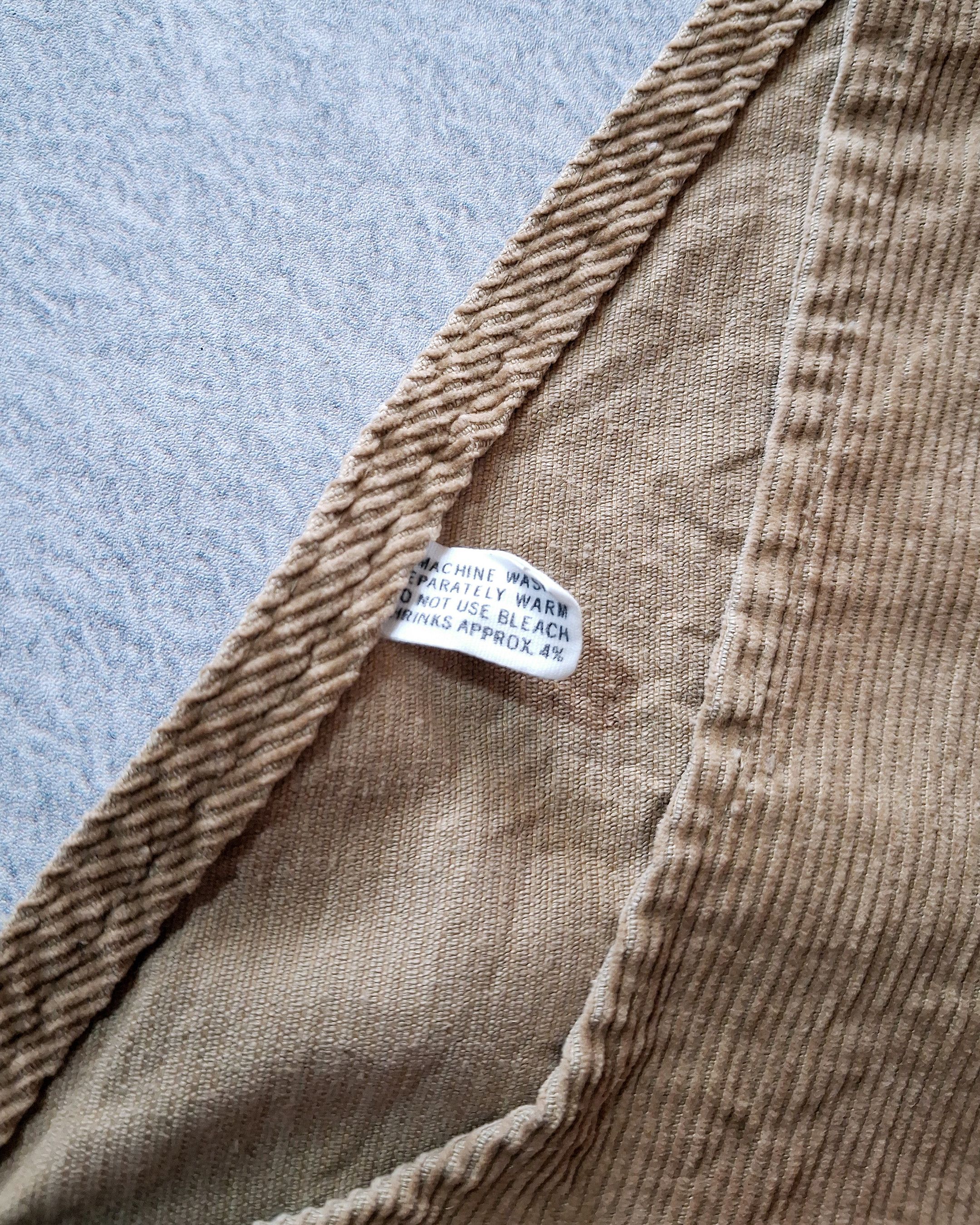 Oshkosh OSHKOSH BGOSH VESTBAK GREEN BRASS BUTTON CORDUROY OVERALLS Size US 37 - 17 Thumbnail