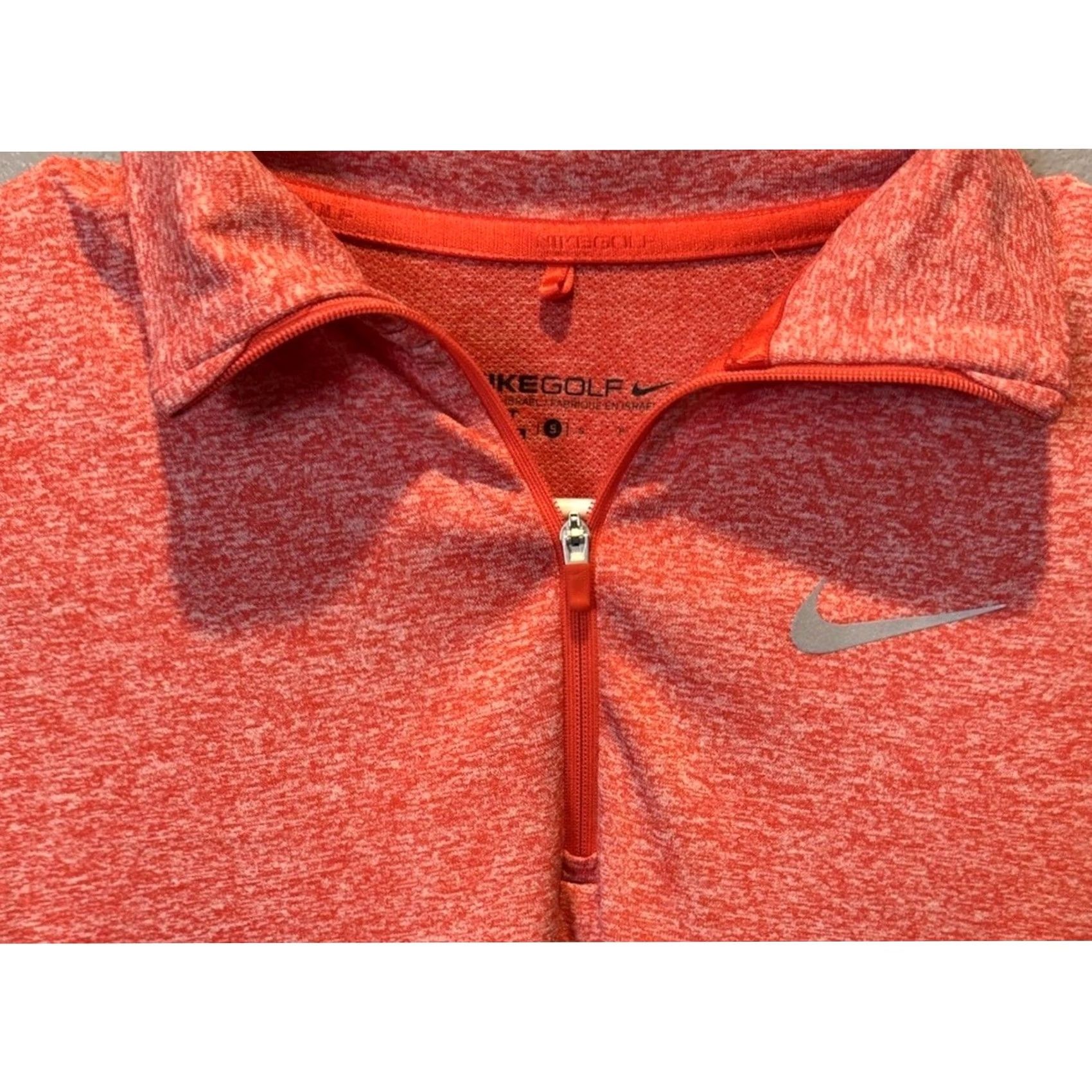 Nike Nike Golf Pullover Women's S Red 1/4 Zip Dri-Fit Size S / US 4 / IT 40 - 2 Thumbnail