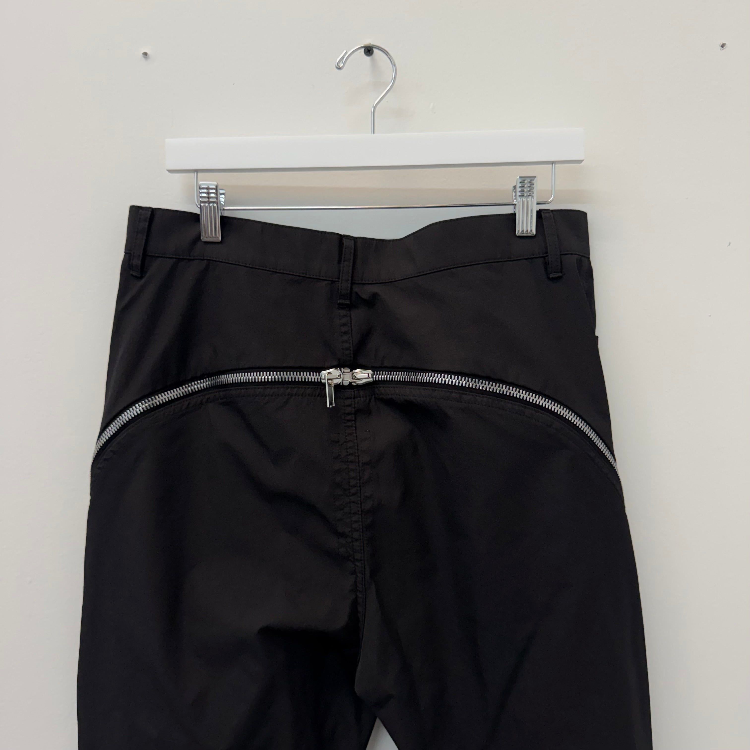 Rick Owens Rick Owens Banana Temple Black Pants - Size 33 Size US 33 - 4 Thumbnail