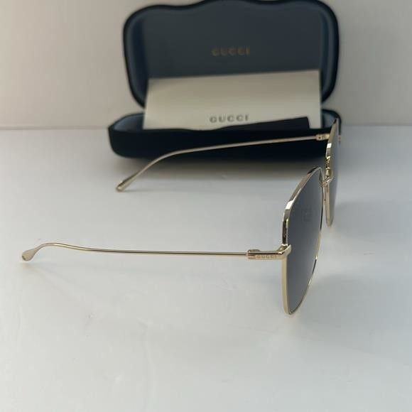 Gucci New Authentic GUCCI GG1031S-001 59 Sunglass Woman Metal Gold Size ONE SIZE - 10 Thumbnail