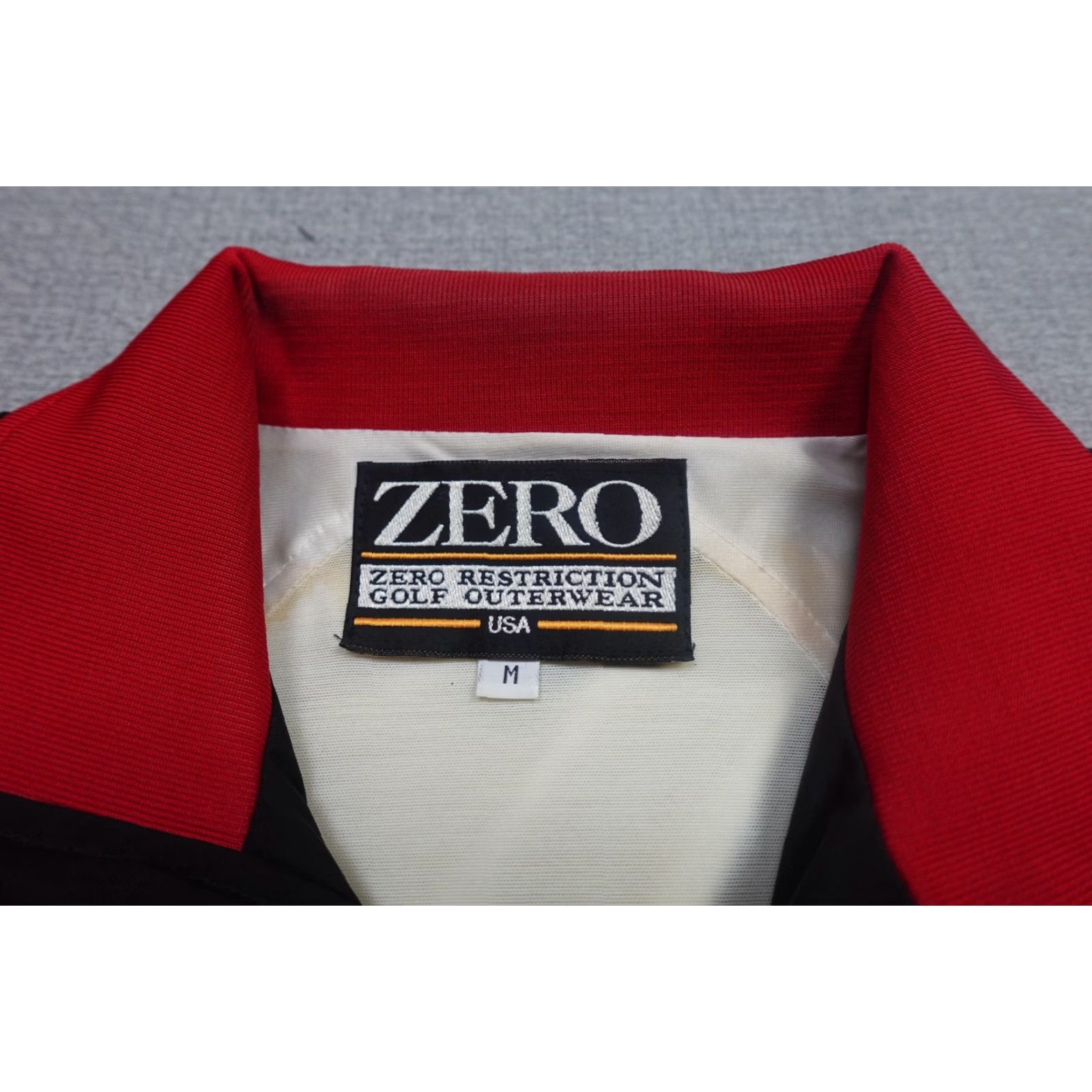 Vintage VINTAGE Zero Restriction Golf Windbreaker Jacket Mens M Black GORE-TEX Windproof Waterproof Pockets Adjustable Full Zip Short Sleeve I N USA Size US M / EU 48-50 / 2 - 2 Thumbnail