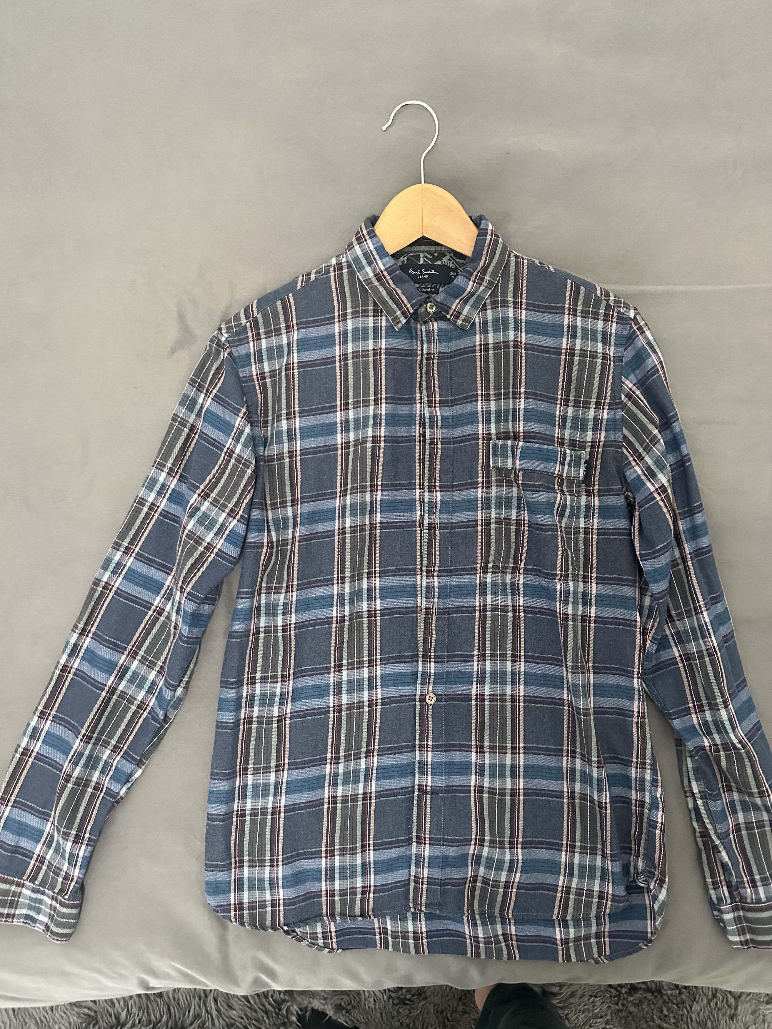 Paul Smith MOP Button Check Shirt Size US S / EU 44-46 / 1 - 1 Thumbnail