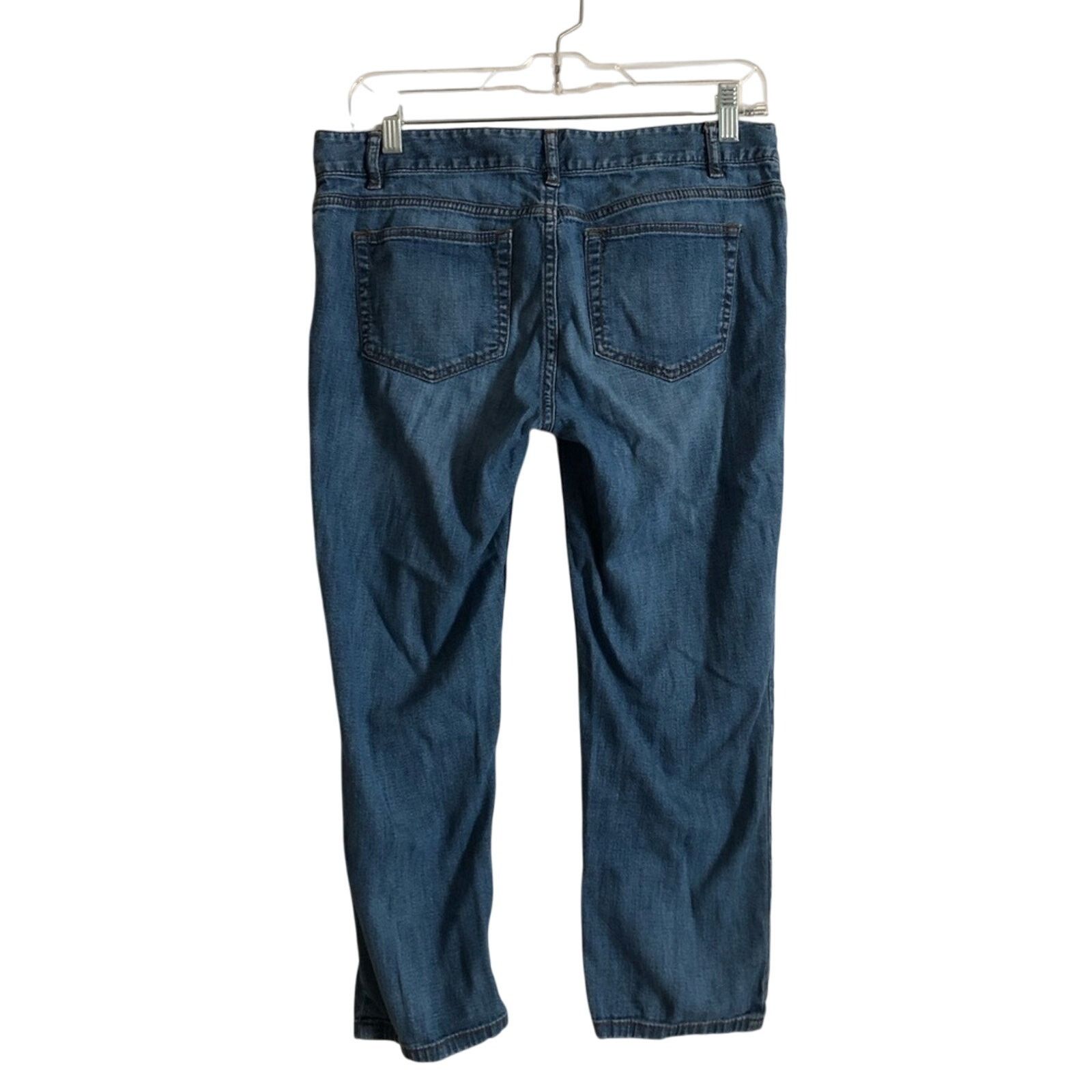 J. Jill J. Jill Petite Authentic Fit Crop Capri Cropped Denim Jeans Size 28" / US 6 / IT 42 - 2 Thumbnail