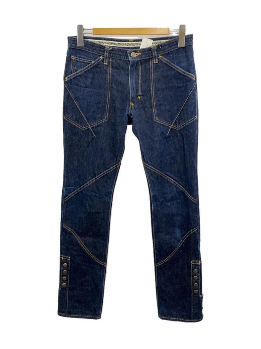image of Number N Ine Aw08 Darted Denim in Blue, Men's (Size 32)