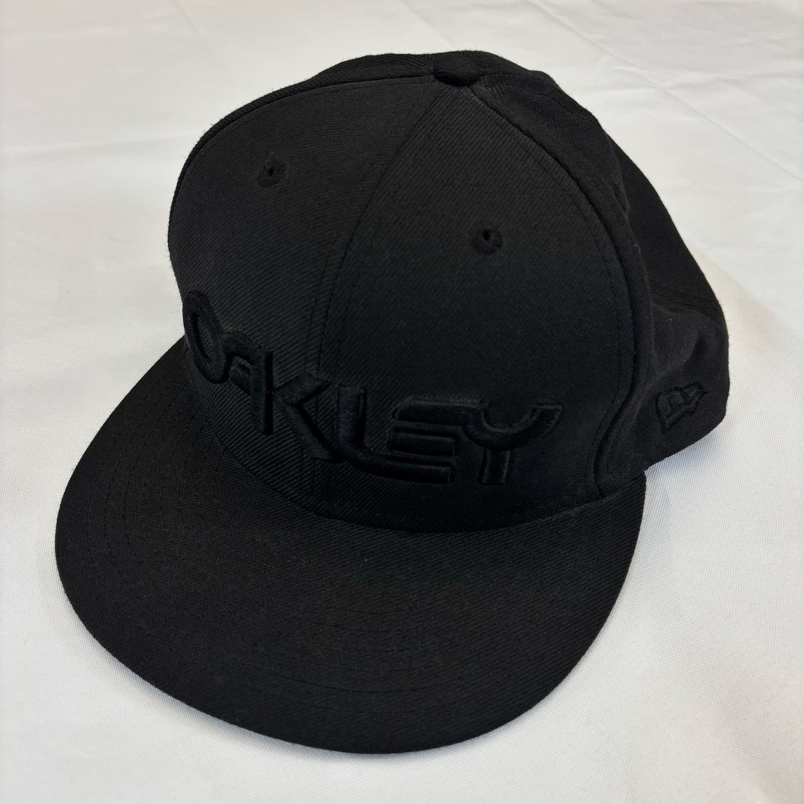 Oakley New Era x Oakley Fitted Cap 7 5/8 100% Black Wool Size ONE SIZE - 1 Thumbnail