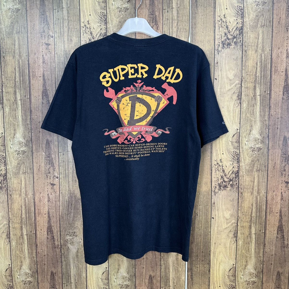 Vintage Super Dad Crazy Shirts Faded Summer Tshirt A768 Size US M / EU 48-50 / 2 - 1 Thumbnail
