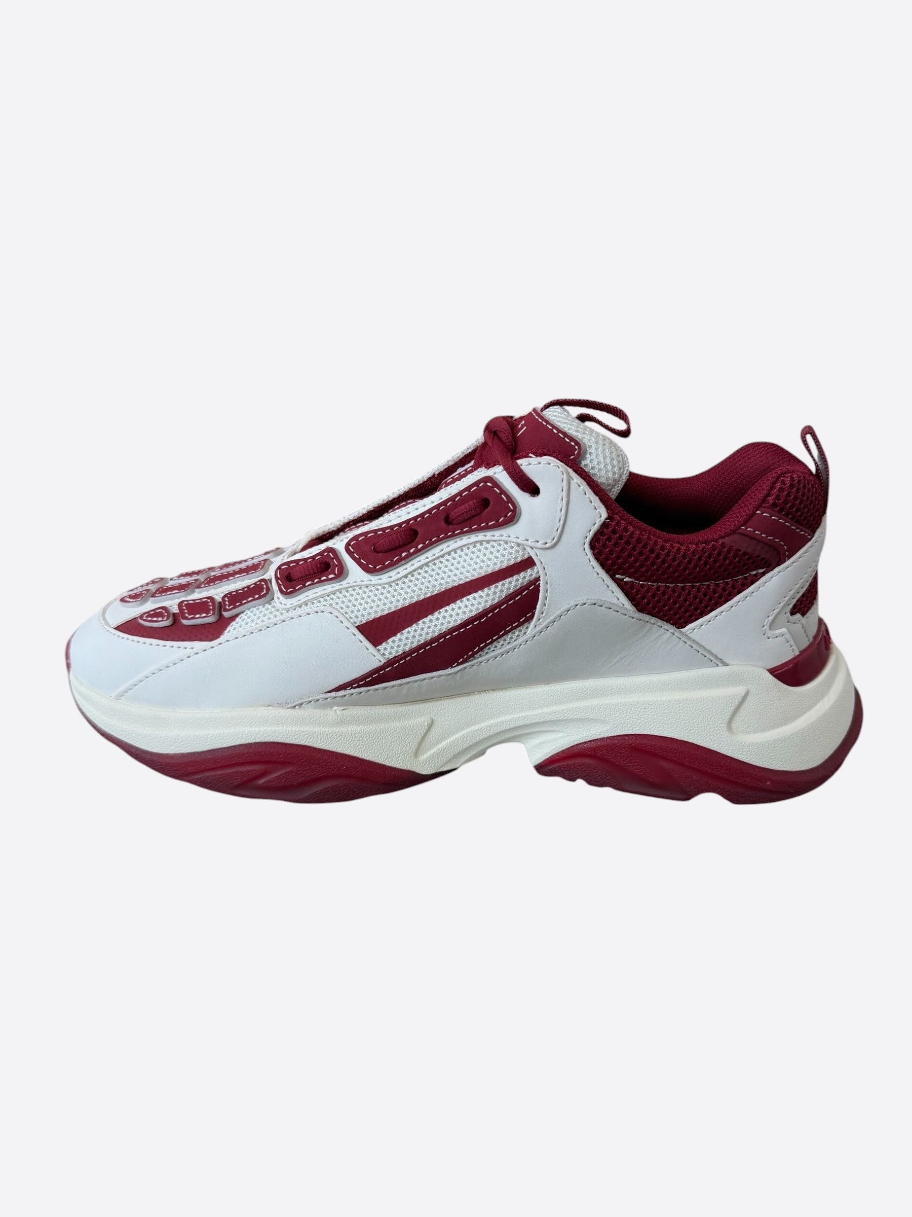 Amiri Amiri White & Red Bones Runners Size US 9 / EU 42 - 6 Thumbnail
