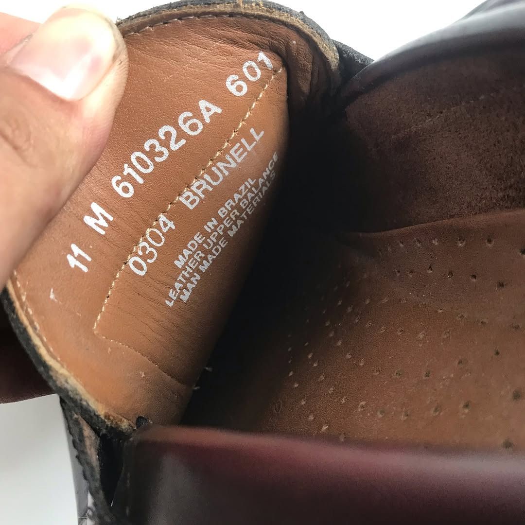 Bass × G.H. Bass & Co. × Vintage Vintage GH Bass Weejuns Penny Loafer Wine Brunell Oxblood Size US 11 / EU 44 - 7 Thumbnail