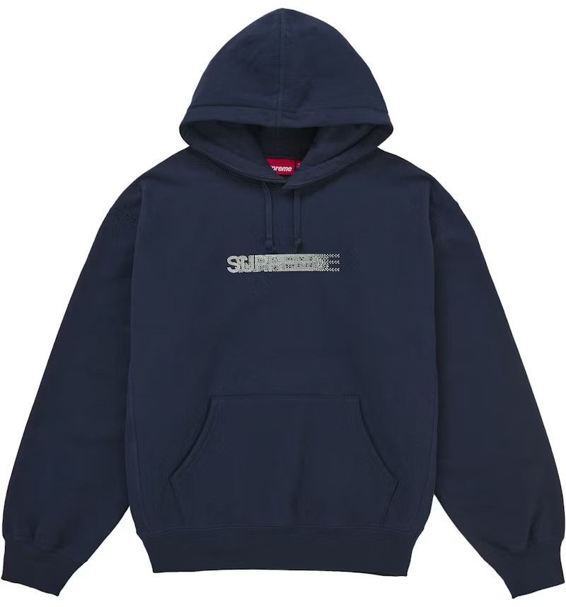 Supreme Supreme FW25 Swarovski Motion Logo Hoodie Size US L / EU 52-54 / 3 - 1 Thumbnail