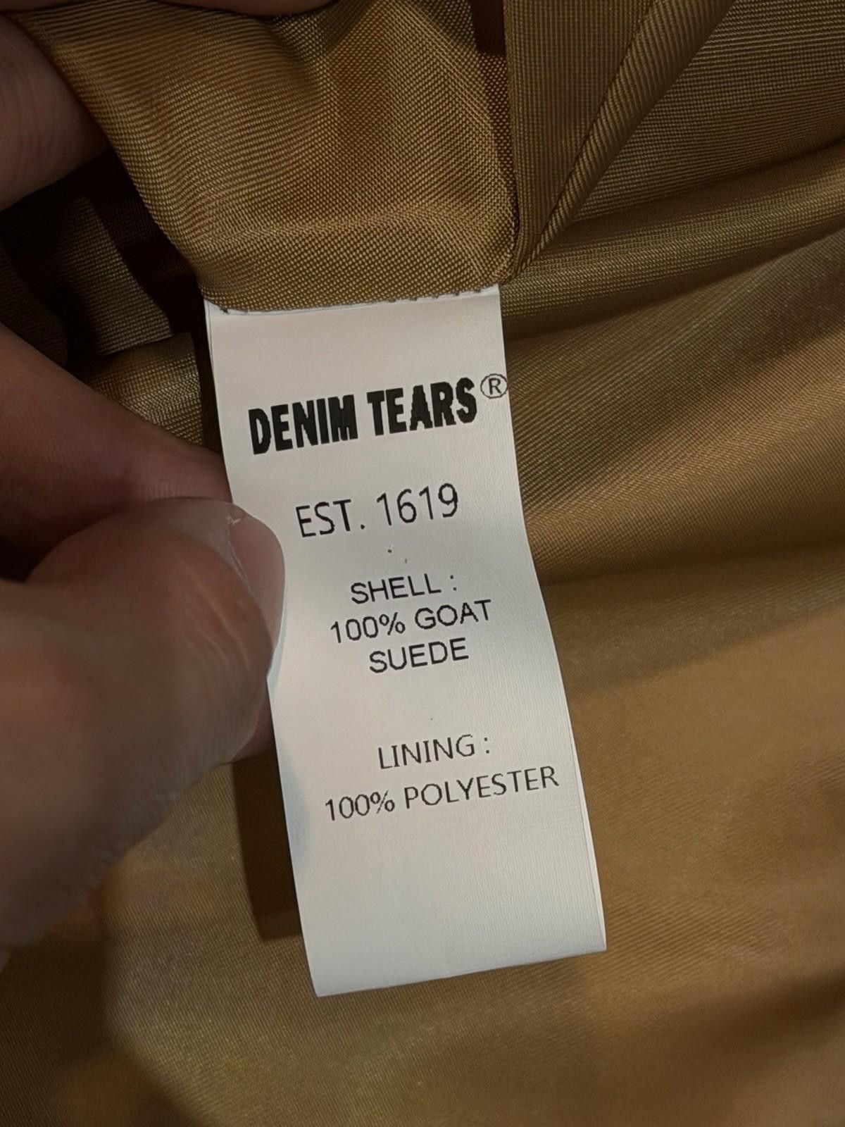 DENIM TEARS Denim Tears Leather Wreath Logo Jacket Medium Brand New Size US M / EU 48-50 / 2 - 10 Thumbnail