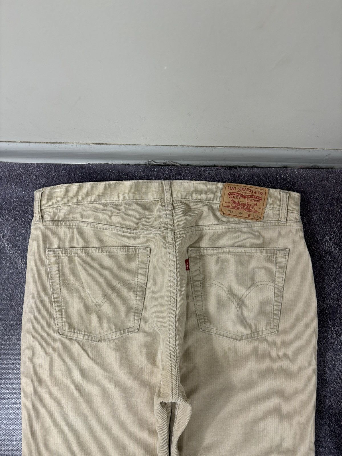 Levi's Vintage Levi’s 751 84 Men’s Corduroy Velvet Hype Pants Jeans Size US 38 / EU 54 - 6 Thumbnail