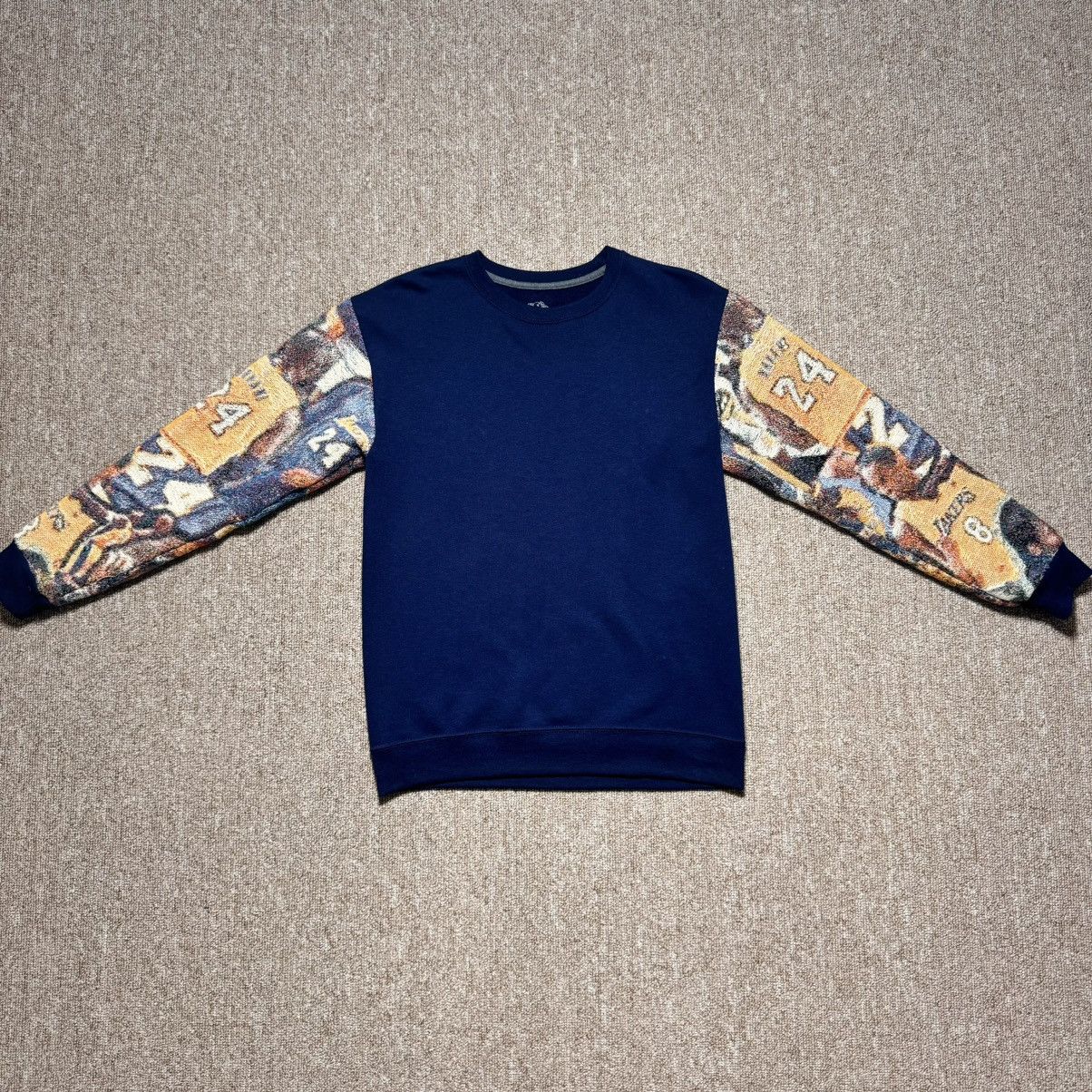 Fruit Of The Loom × Nike Kobe Bryant Custom Knit Sleeve Sweatshirt AMAZING DETAILS Size US S / EU 44-46 / 1 - 3 Thumbnail