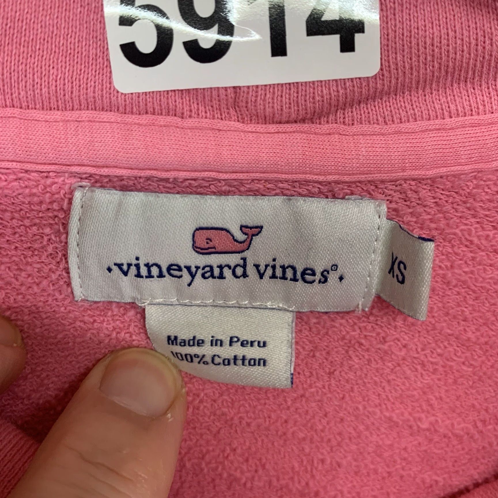 Vineyard Vines Vineyard Vines Women's Sweatshirt XS Pink Cowl Neck Long Sleeve Pullover Casual Activewear Size XS / US 0-2 / IT 36-38 - 6 Thumbnail