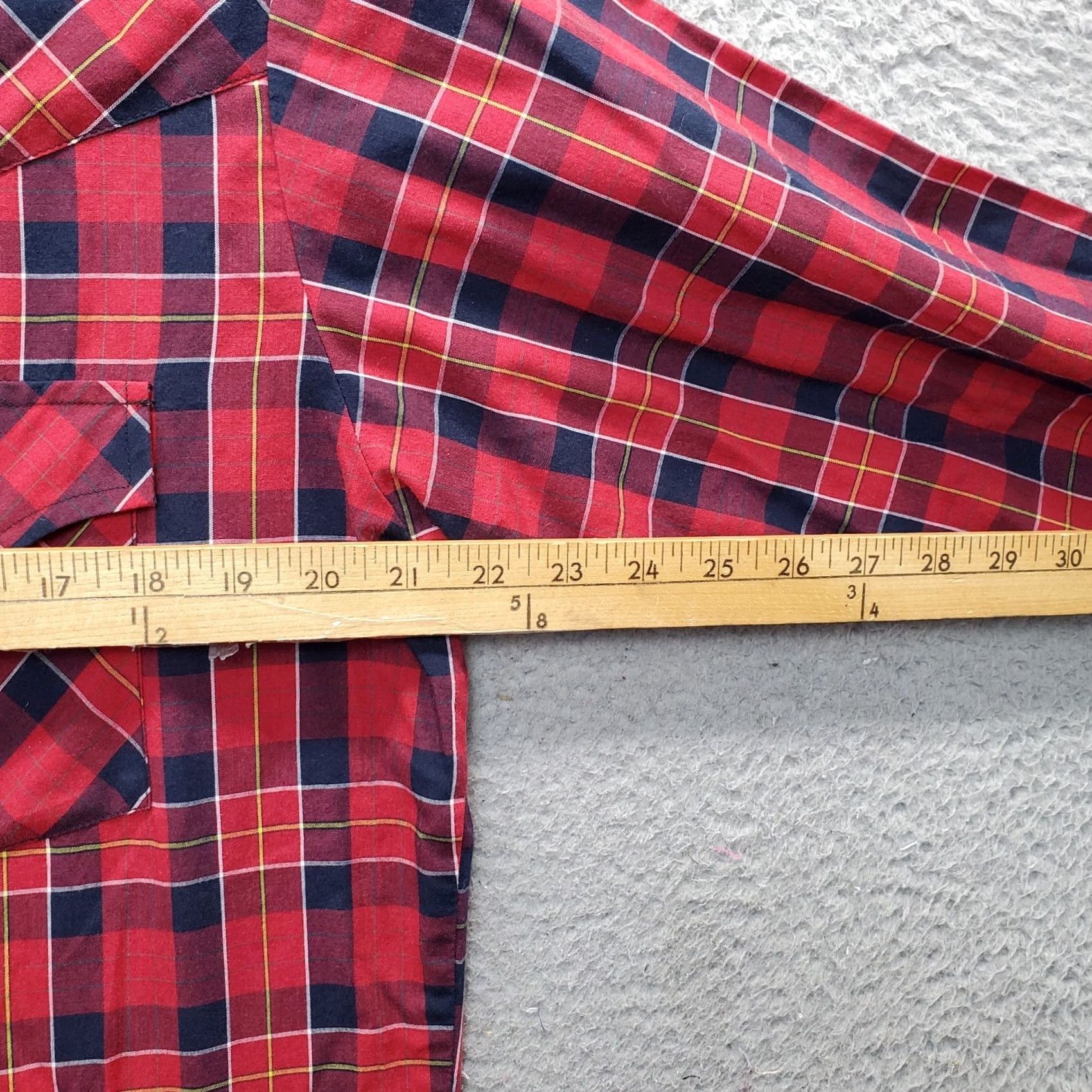 Vintage Ely Cattleman Western Shirt Mens M Multi Plaid Long Sleeve Pearl Snap Front EUC Size US M / EU 48-50 / 2 - 6 Thumbnail