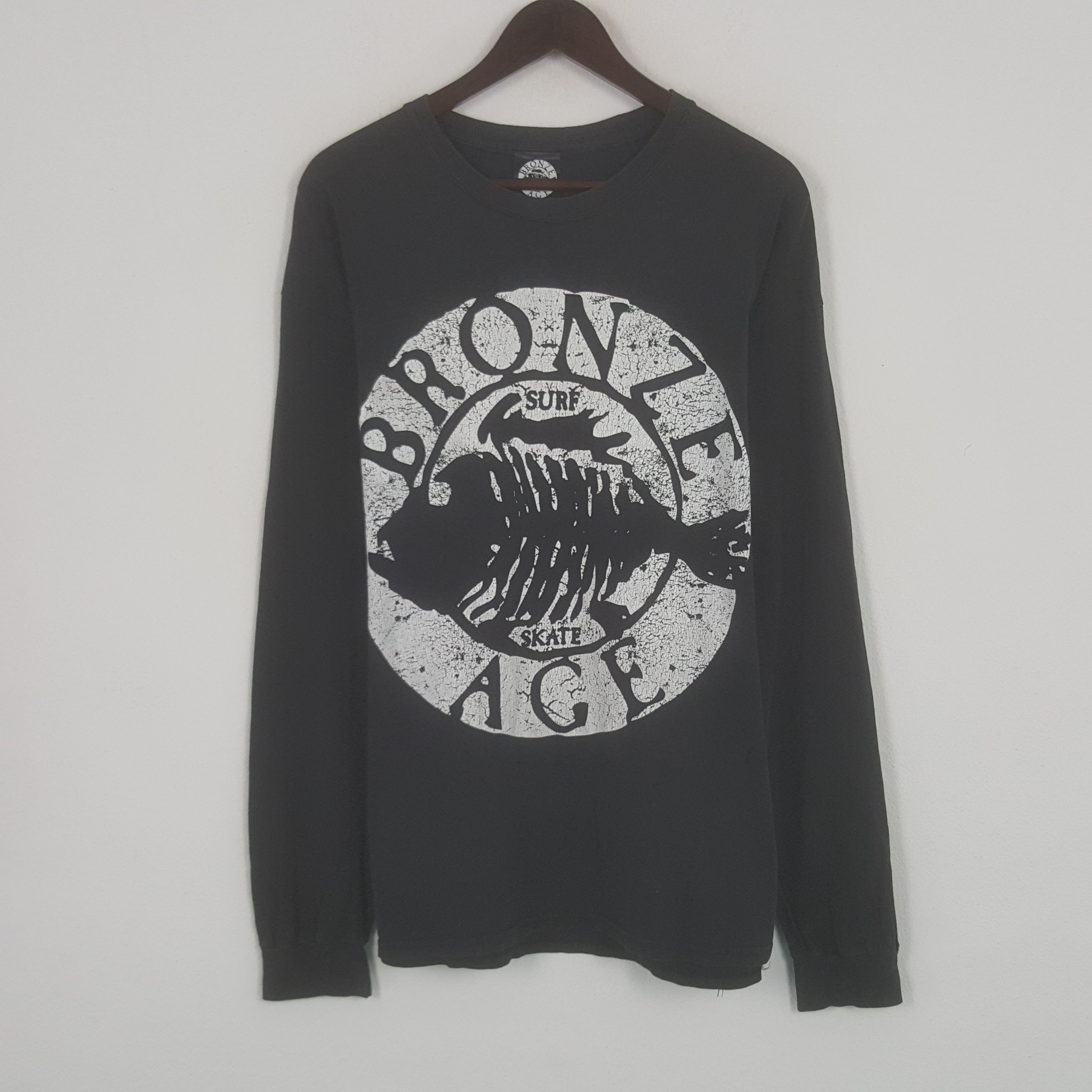 Japanese Brand × Vintage Vintage Bronze Age Long Sleeve Tshirt Size US XL / EU 56 / 4 - 1 Thumbnail