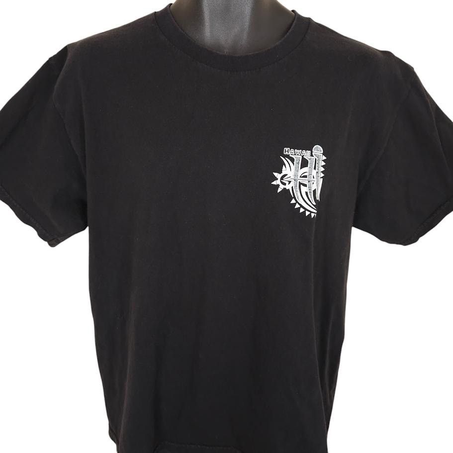 Vintage Vintage Hawaii T Shirt Mens Size Large Black Y2K Hawaiian Size US L / EU 52-54 / 3 - 2 Thumbnail