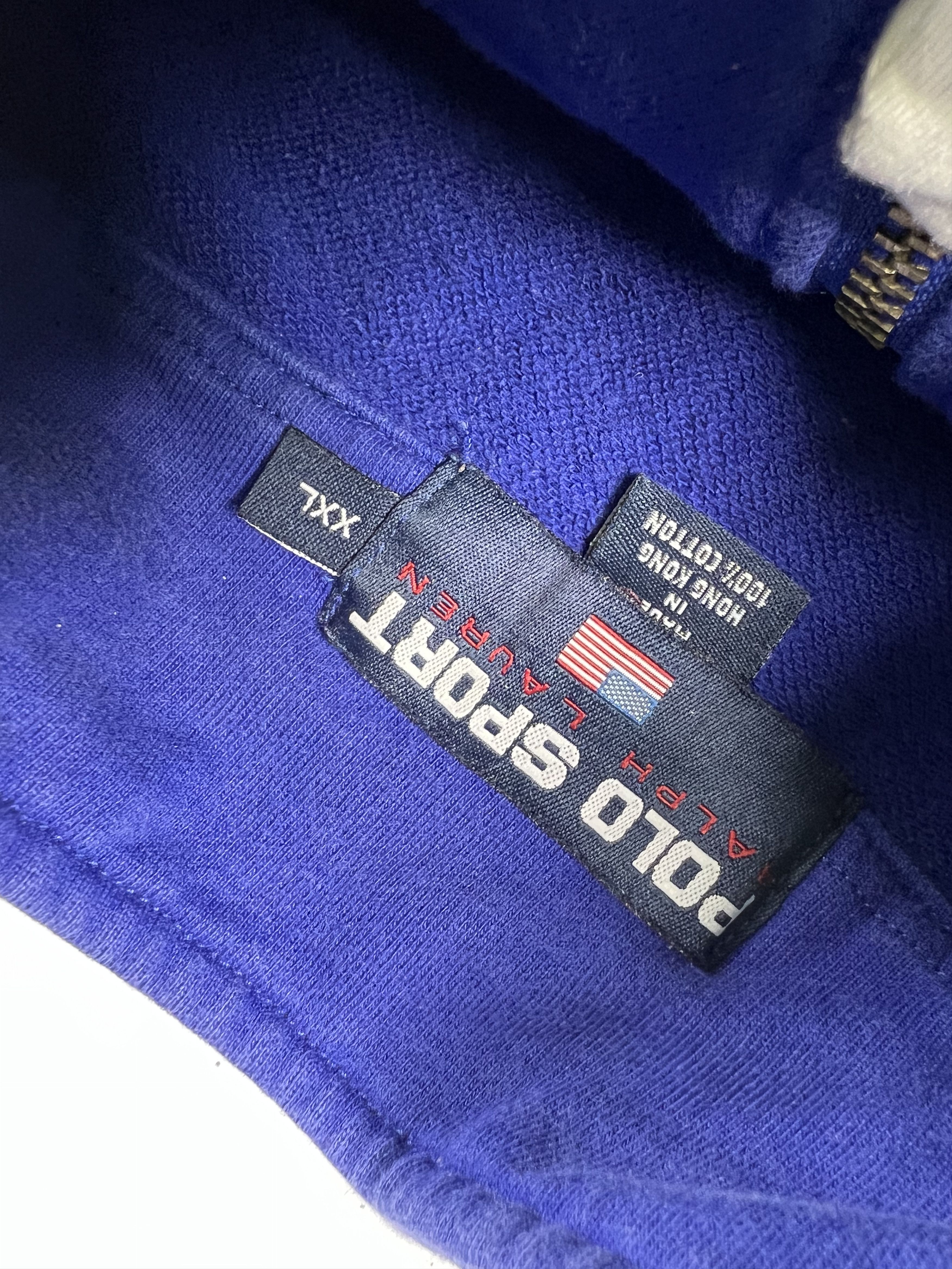 Polo Ralph Lauren × Vintage Polo Sport Sweatshirt Half-zip XXL Size US XXL / EU 58 / 5 - 5 Thumbnail