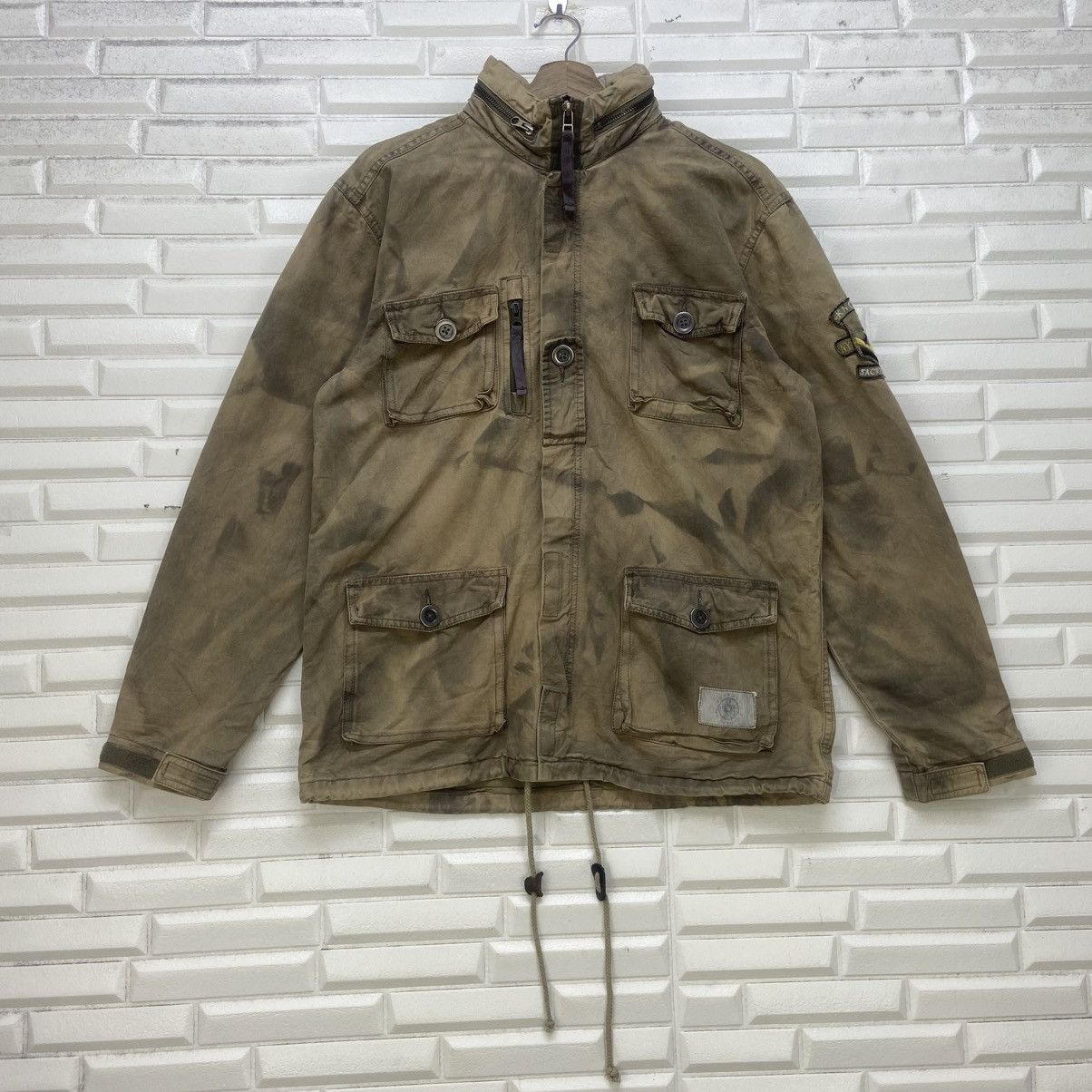 Japanese Brand Knowrey Sacred Stitch New York Camouflage Army Field Jacket Size US S / EU 44-46 / 1 - 3 Thumbnail