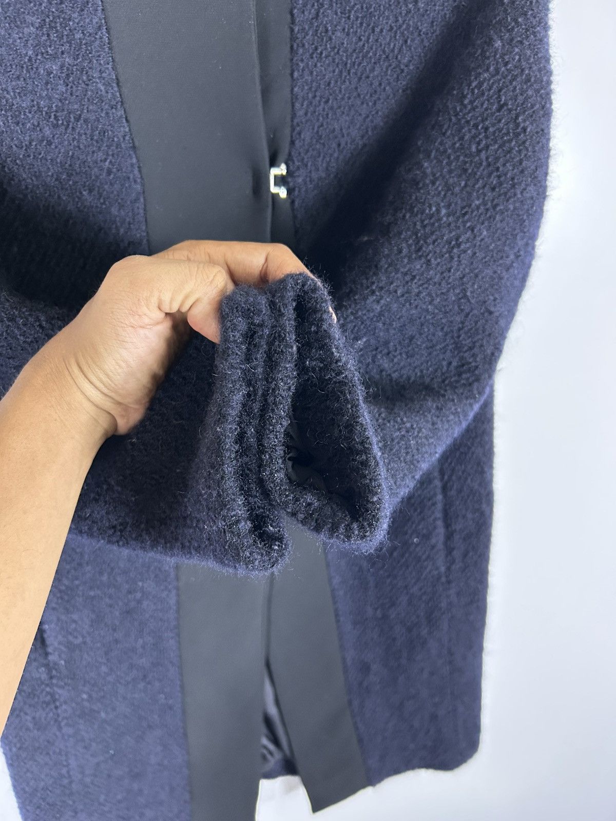 ANTEPRIMA 🔥 ANTEPRIMA Milano Wool Mohair Long Coat Jacket Size XS / US 0-2 / IT 36-38 - 7 Thumbnail