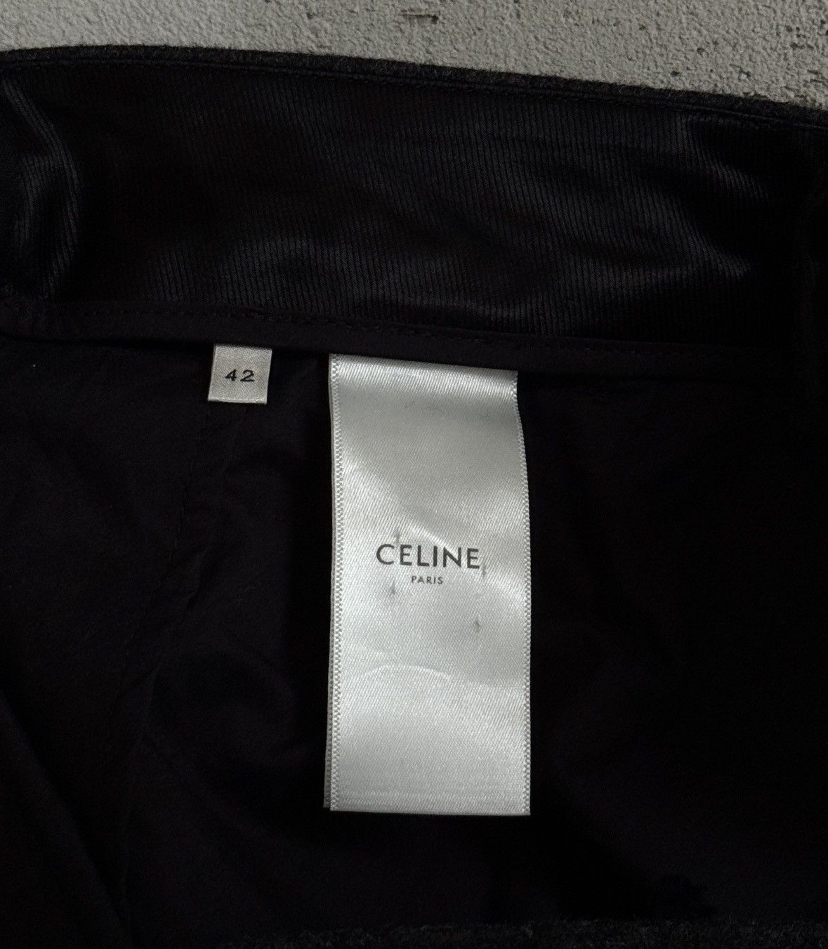 Celine Céline by Hedi Slimane Wool Carot Pants SS23 Size US 31 - 5 Thumbnail