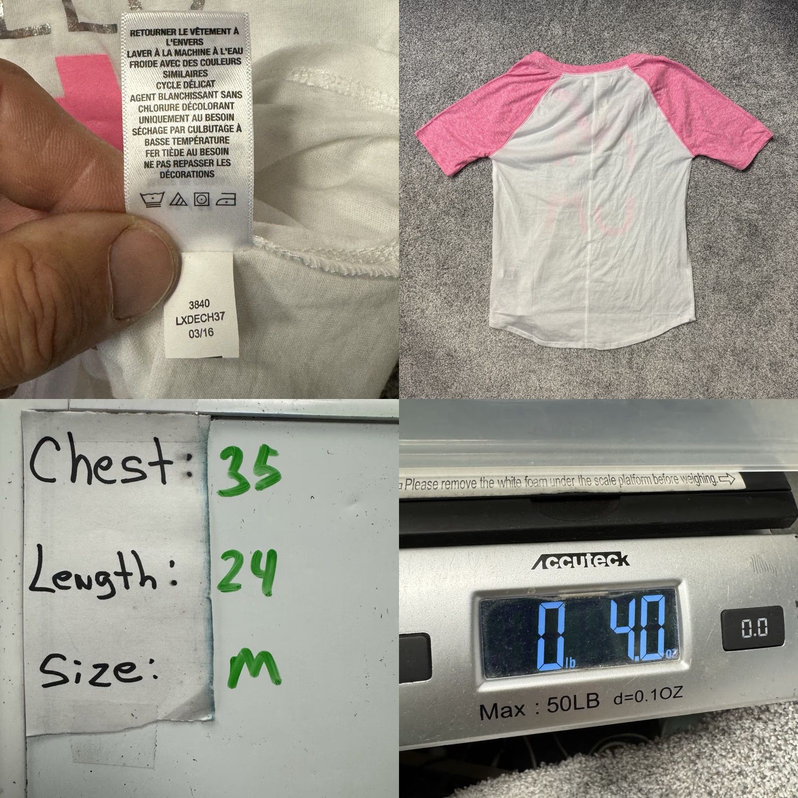 Aeropostale Aeropostale Shirt M California Streetwear Retro Sporty Coquette Soft Girl Y2K Womens T-Shirt Pullover Raglan Short Sleeve Pink Size M / US 6-8 / IT 42-44 - 8 Thumbnail