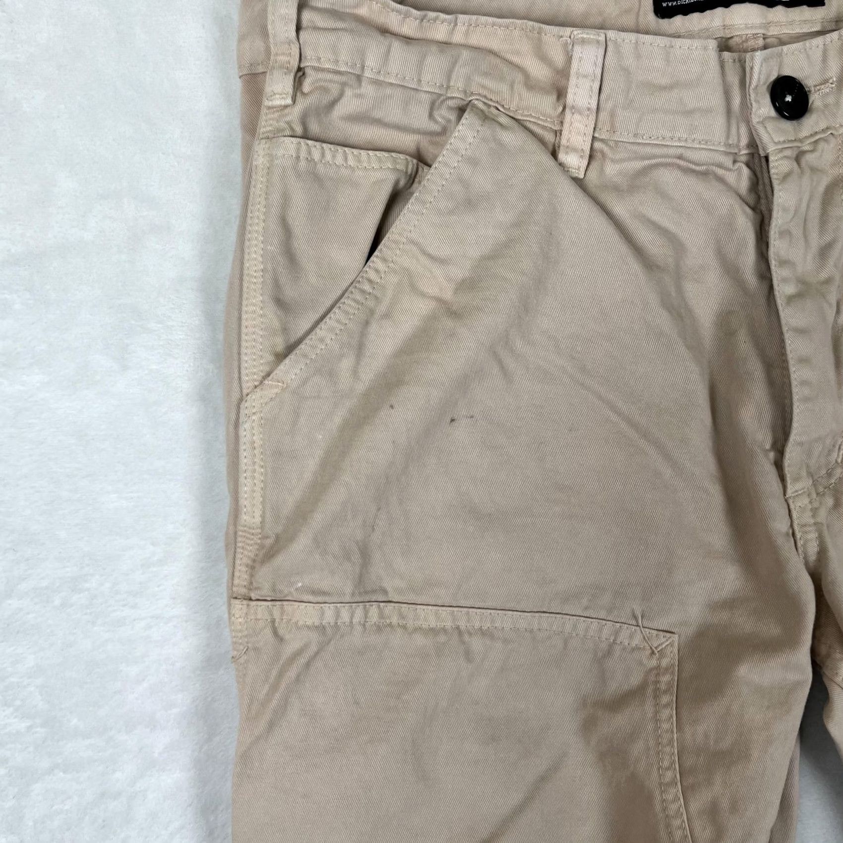Dickies Dickies Carpenter Pants Mens 36x34 Beige Relaxed Fit Workwear Pockets Canvas Front Flat Front Zip Button Casual Workwear Mens Size US 36 / EU 52 - 4 Thumbnail