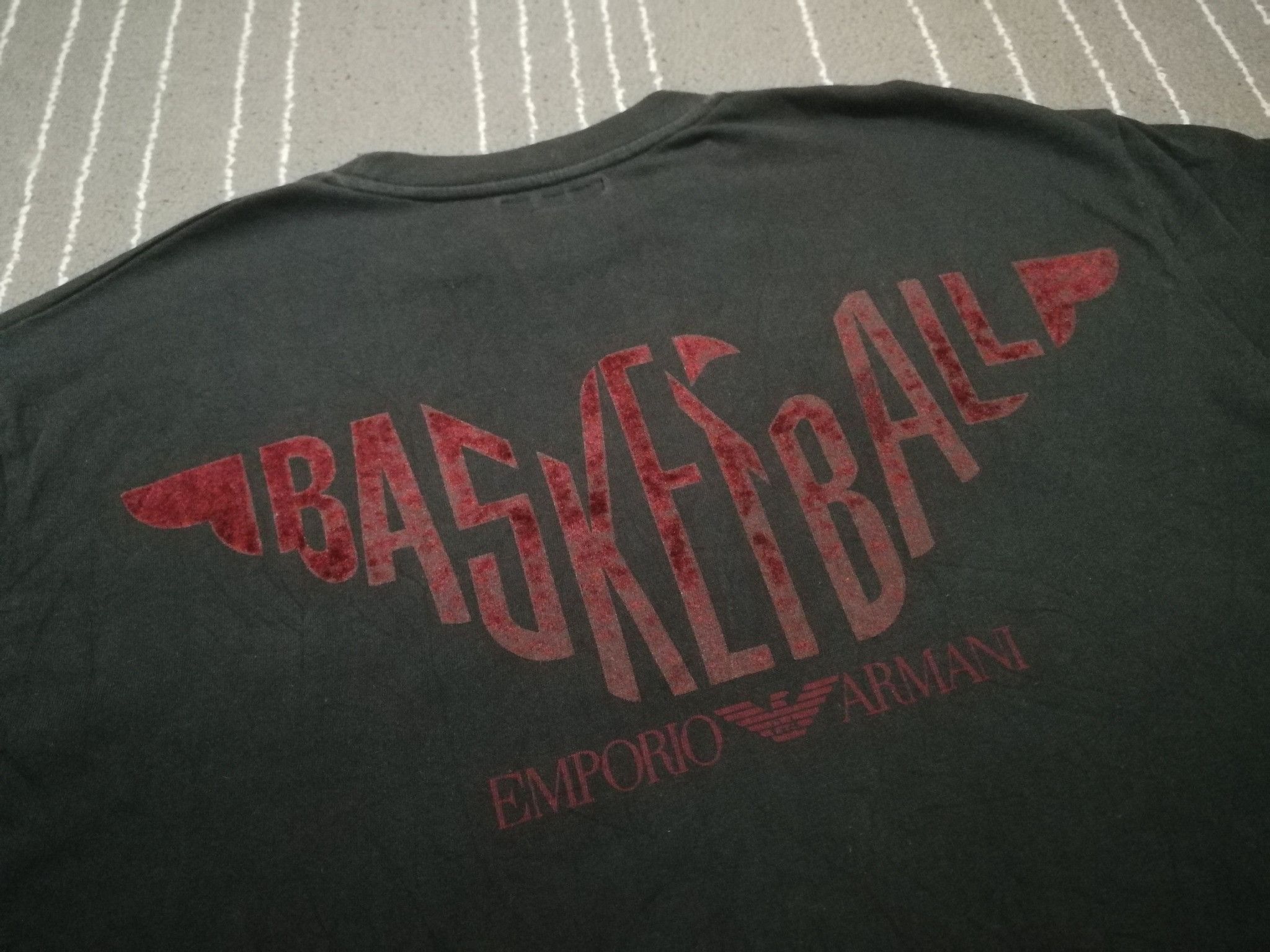 Emporio Armani × Vintage EMPORIO ARMANI baseball tee Y2K L 2035 Size US L / EU 52-54 / 3 - 6 Thumbnail