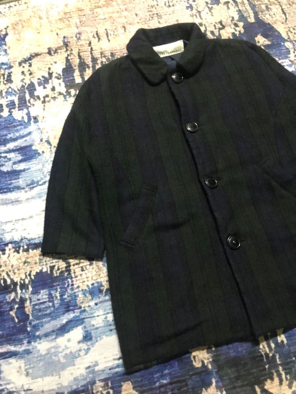 Issey Miyake Issey Miyake SunoaKuwahara Stripe Wool/Mohair Coat Jacket Size US M / EU 48-50 / 2 - 5 Thumbnail